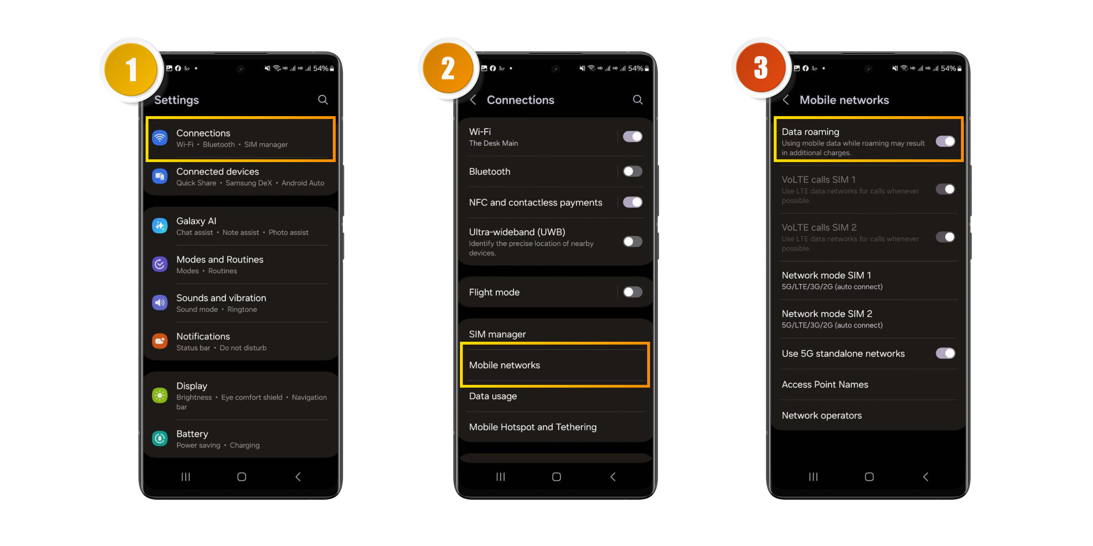Android setup step 1